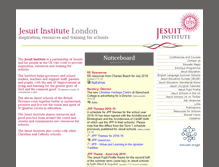 Tablet Screenshot of jesuitinstitute.org